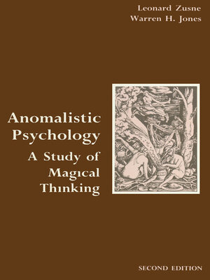 cover image of Anomalistic Psychology